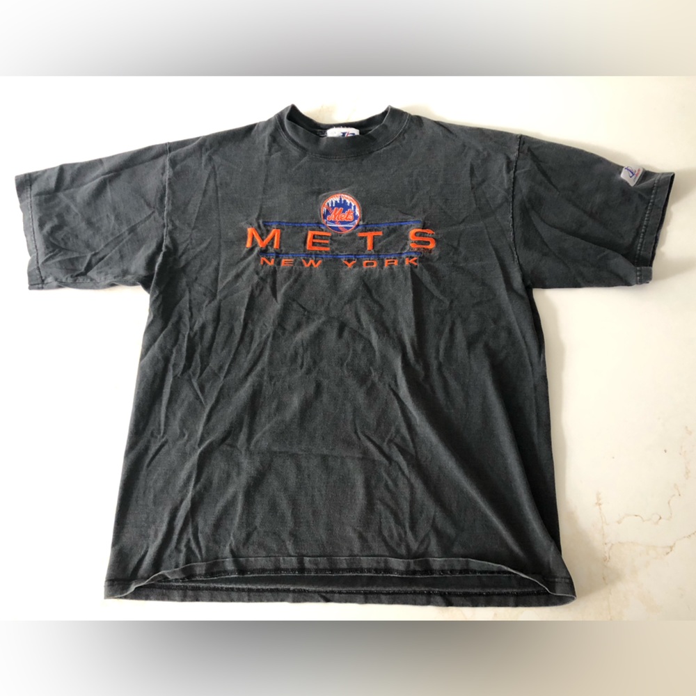 Black faded vintage New York Mets T-Shirt